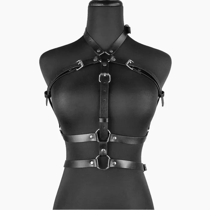 Suctional BDSM Harness Female Sex Toys