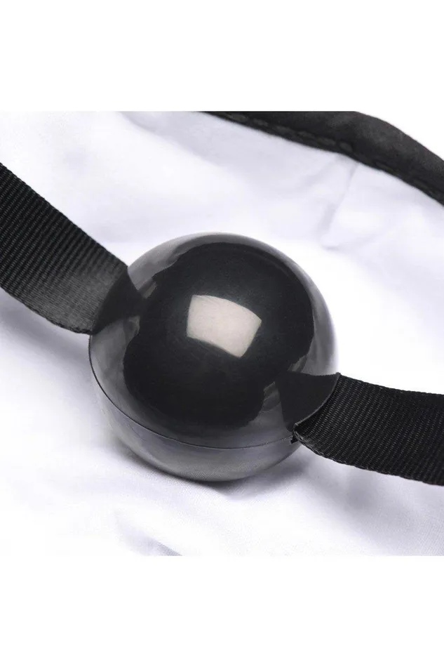 Under Cover Ball Gag Face Mask Sex On the Go Male Sex Toys