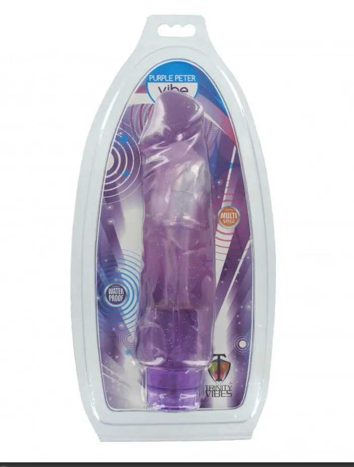 Vibrators Addicted pleasures Purple Peter Jumbo Glitter Vibe