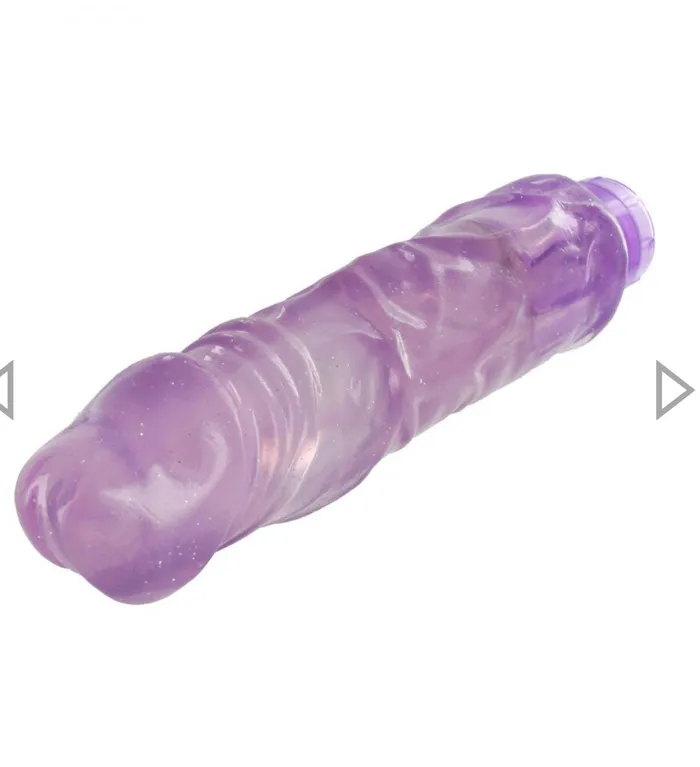 Vibrators Addicted pleasures Purple Peter Jumbo Glitter Vibe